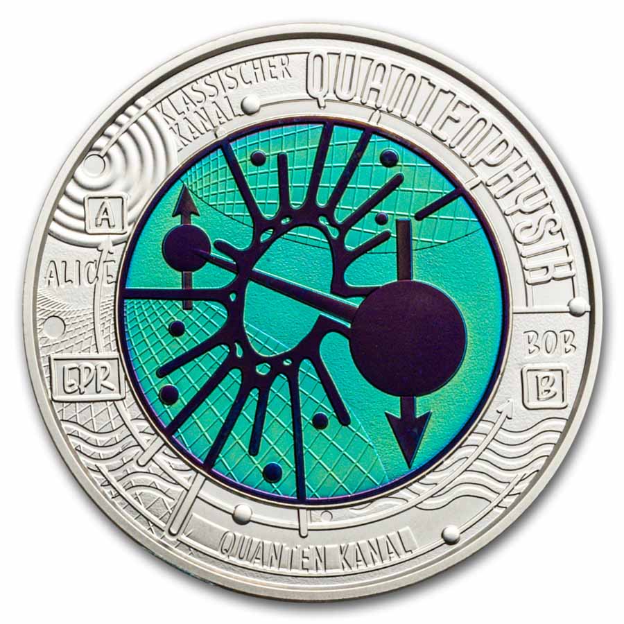 Buy 2026 Austrian Silver/Niobium Quantum Physics €25 BU | APMEX