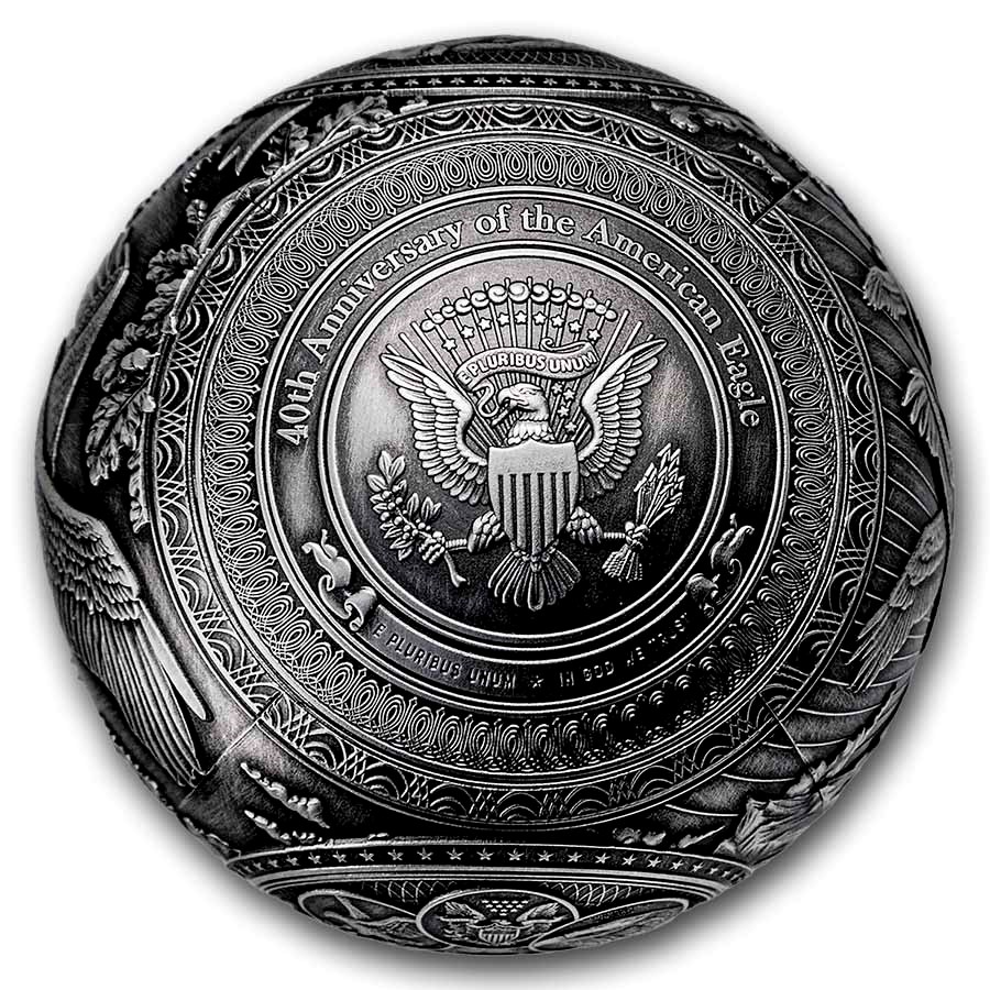 2026 Barbados 1 kilo Silver 40th Anniv. of the Eagle Spherical