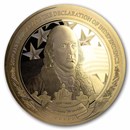 2026 Barbados 1 oz Gold Committee of Five: Benjamin Franklin
