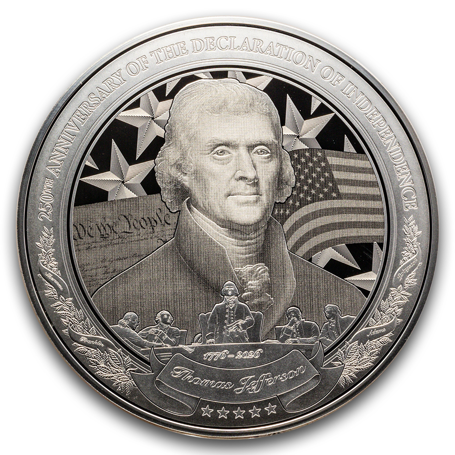 Buy 2026 BRB 1 oz Silver Committee of Five Thomas Jefferson | APMEX