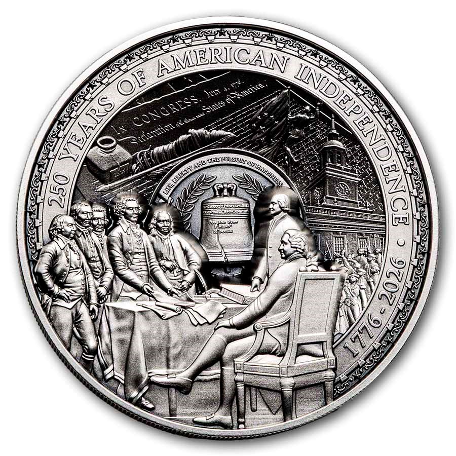 2026 Barbados 10 oz Silver Declaration of Independence