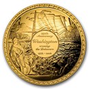 2026 Barbados Gold George Washington Crossing The Delaware