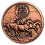 2026 Benin 1 kilo Copper Antique Atélier P. De Greef; Mustang