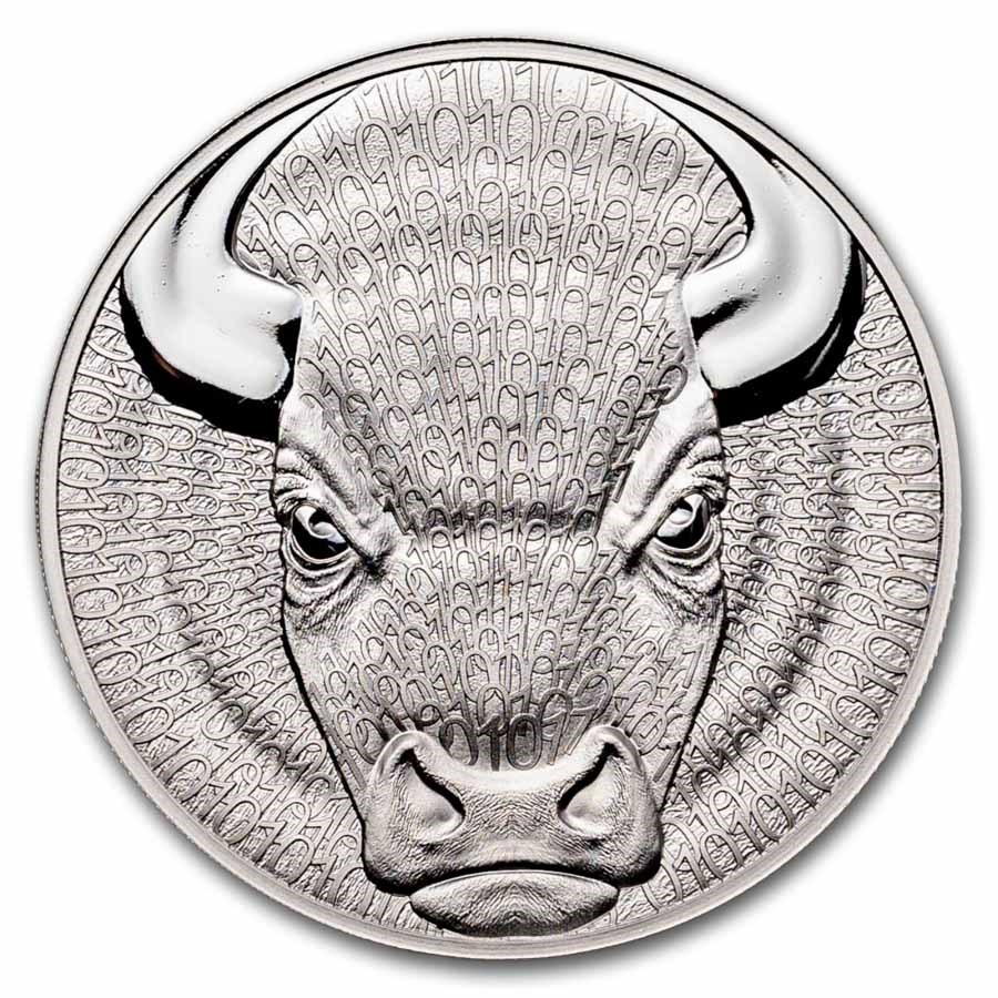 2026 Binary Bull United Crypto States 1 oz Silver (with Box)