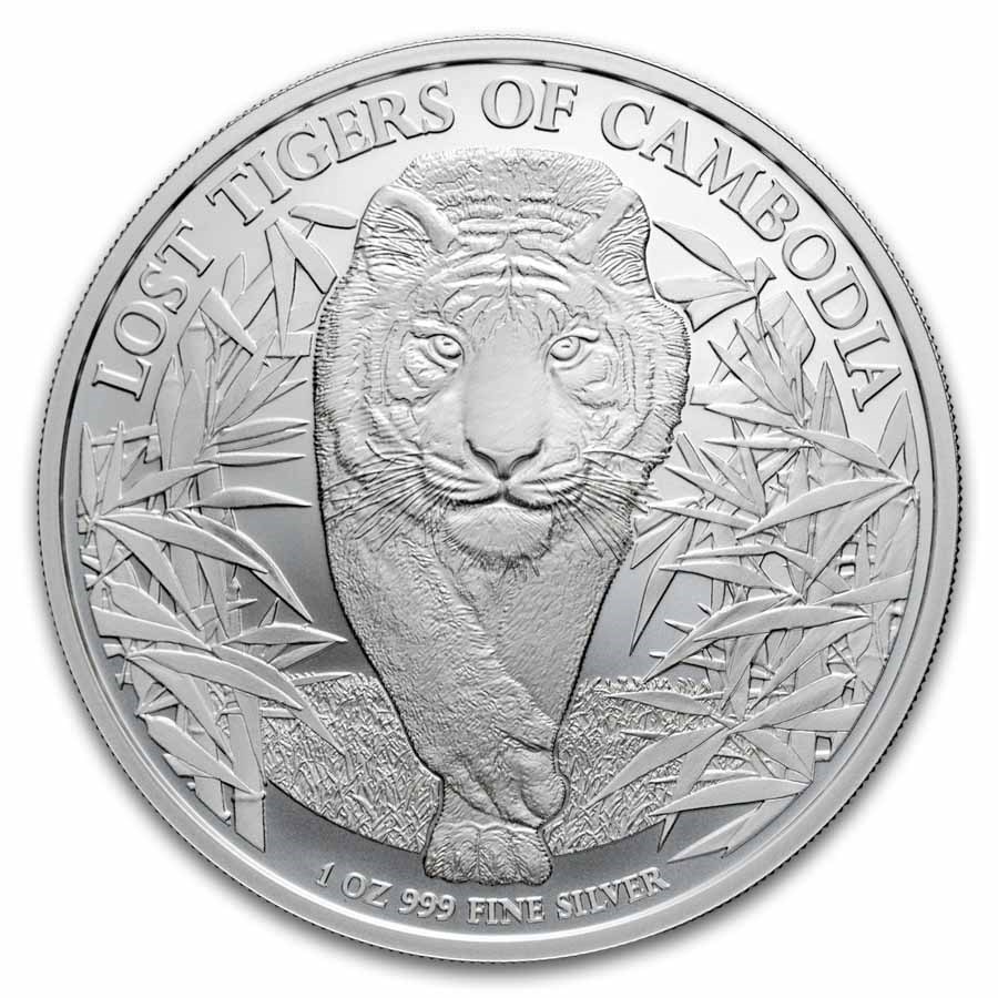 2026 Cambodia 1 oz Silver Lost Tigers BU