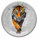 2026 Cambodia 1 oz Silver Lost Tigers Colorized BU (in Capsule)
