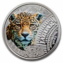 2026 Cameroon 1/4 oz Silver Mexican Cinco Grandes: Jaguar