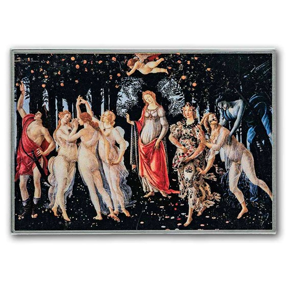 2026 Cameroon 1 oz Silver Art Gallery: Botticelli - Primavera
