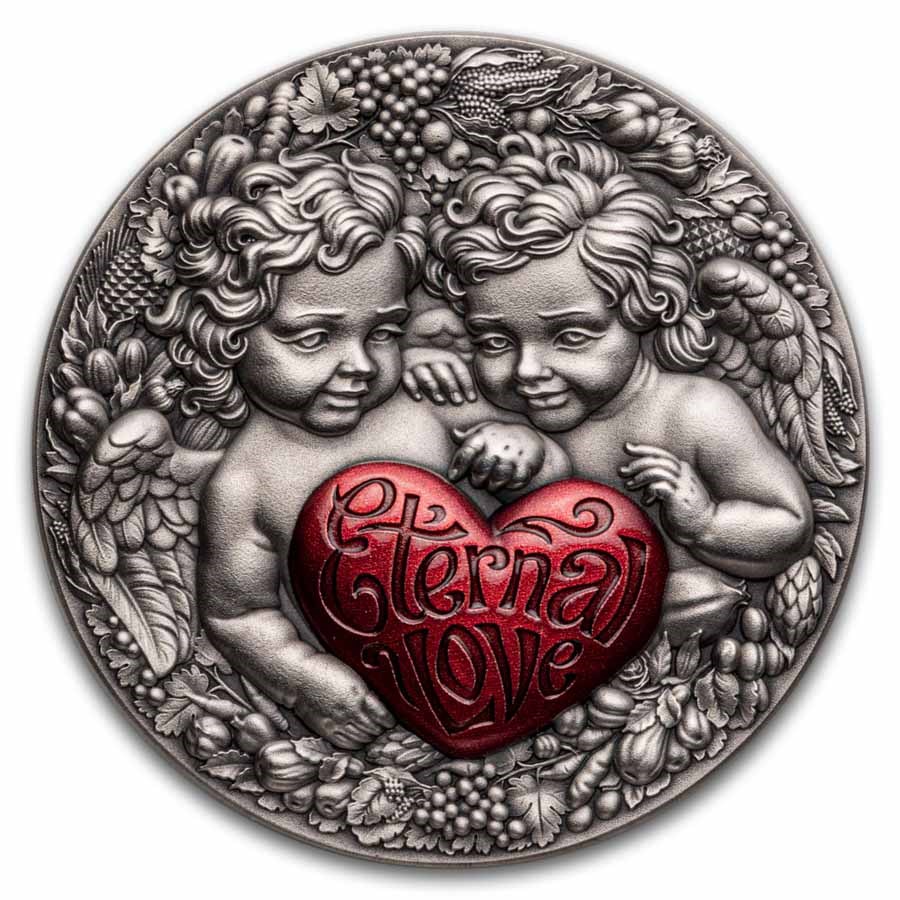 2026 Cameroon 1 oz Silver Celestial Beauty; Eternal Love
