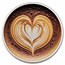 2026 Cameroon 1 oz Silver Food & Drinks: Cappuccino Heart