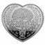 2026 Cameroon 1 oz Silver Heart Shaped: Baby Boy