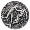 2026 Cameroon 2 oz Silver Celestial Beauty; Flora & Zephyr