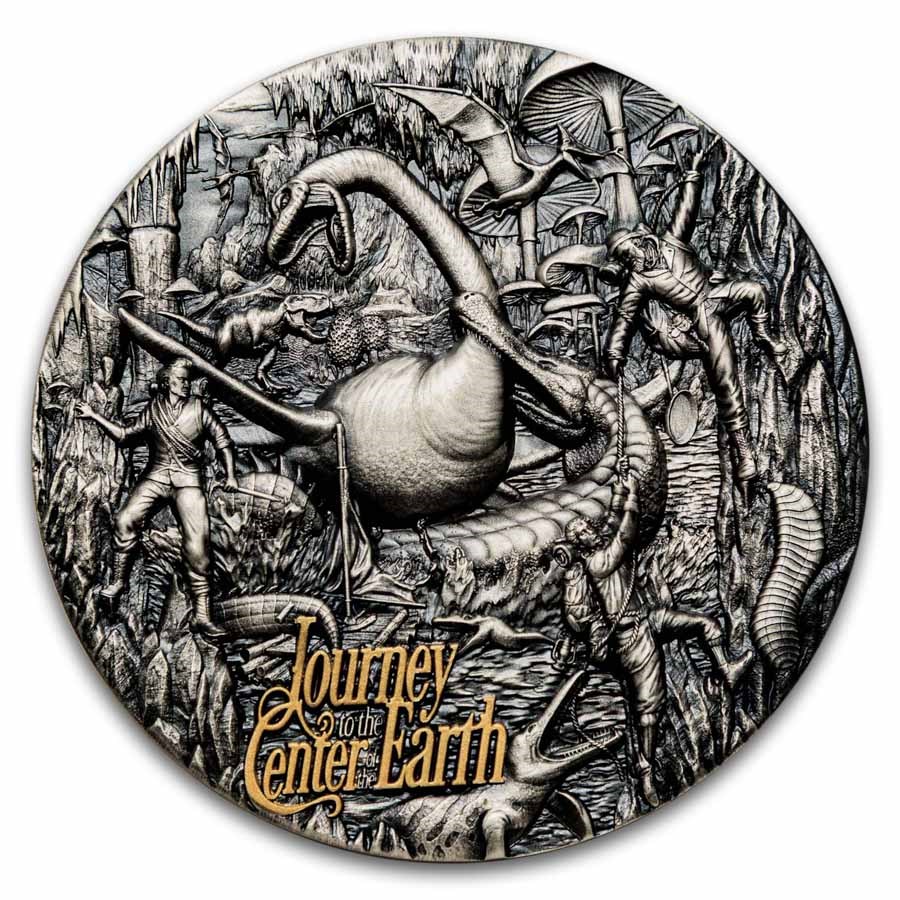 2026 Cameroon 3 oz Silver Verne: Journey to the Center of Earth