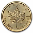 2026 Canada 1/4 oz Gold Maple Leaf BU