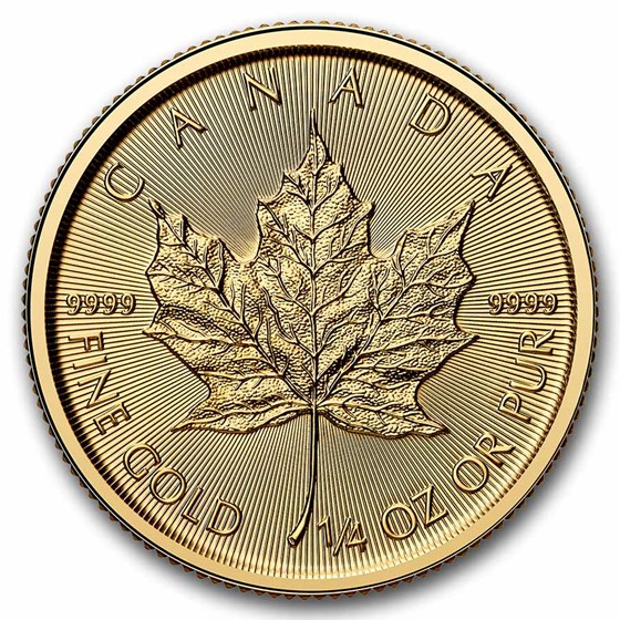 2026 Canada 1/4 oz Gold Maple Leaf BU