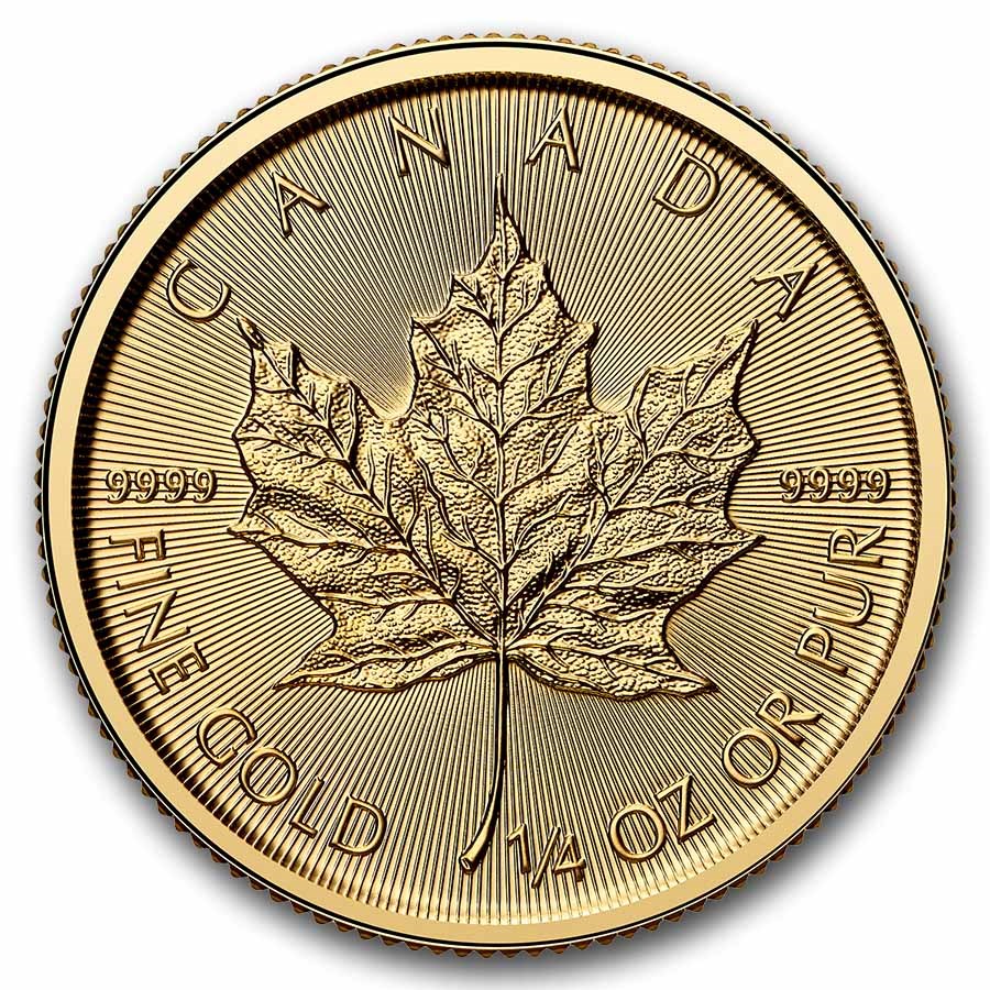 2026 Canada 1/4 oz Gold Maple Leaf BU