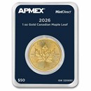 2026 Canada 1 oz Gold Maple Leaf (MintDirect® Single)