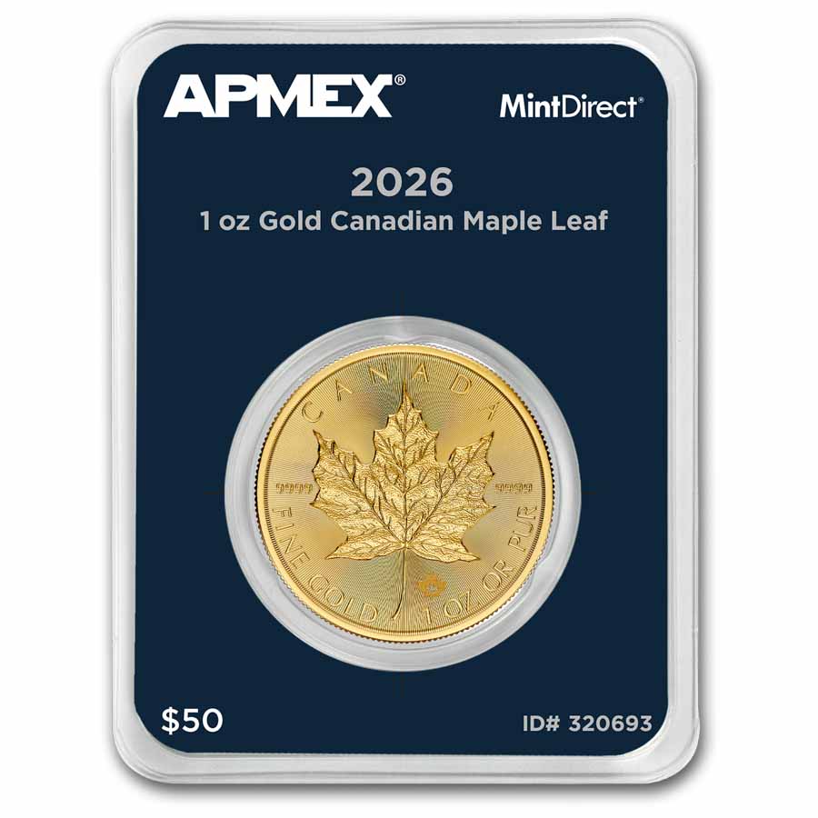 2026 Canada 1 oz Gold Maple Leaf MintDirect Single Royal Canadian Mint