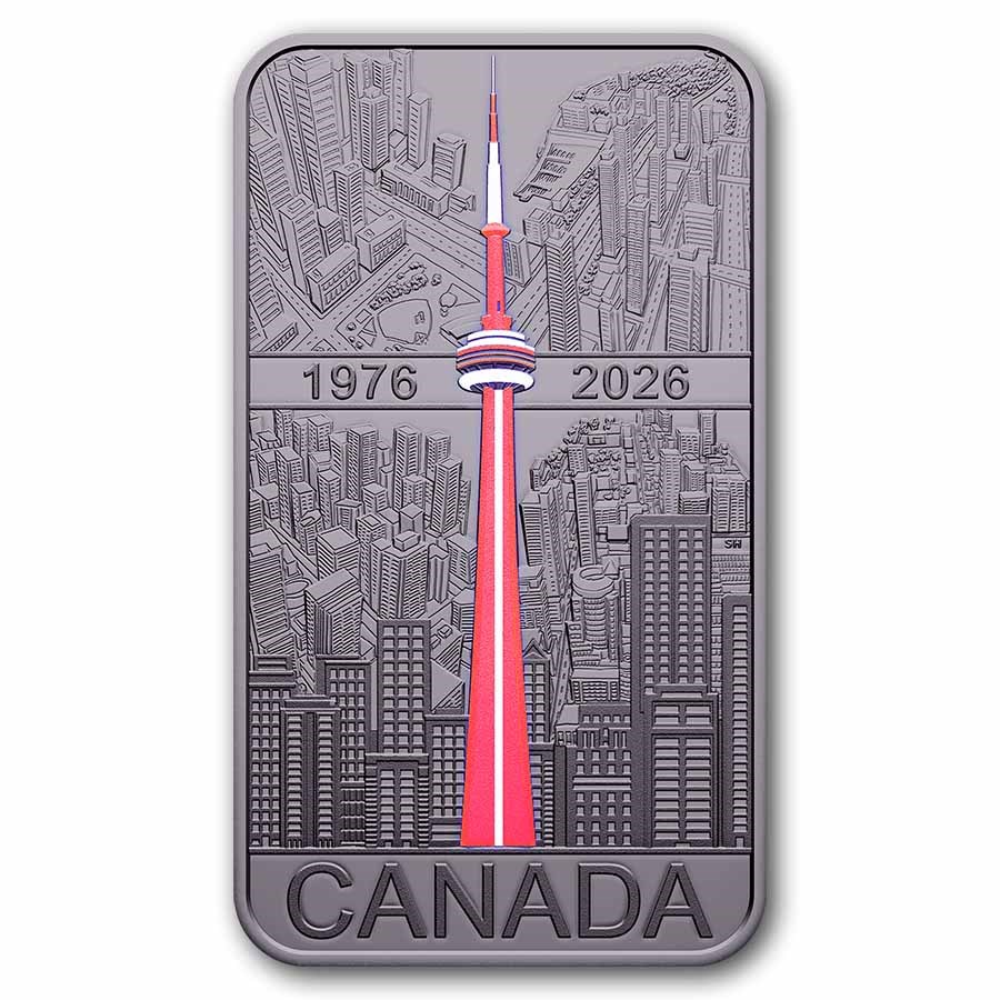 2026 Canada 1 oz Silver $20 50th Anniversary of the CN Tower