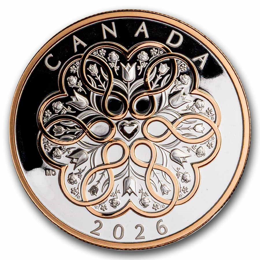 2026 Canada 1 oz Silver $20 Celebrate Love (Box/COA)
