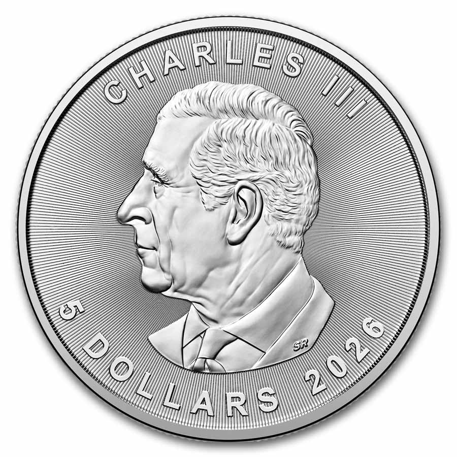 APMEX MintDirect 純銀.9999 カナダ メイプル1oz 銀貨 Buy 2026 Canadian 1 oz Silver Maple Leaf MintDirect | APMEX