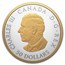 2026 Canada 5 oz Silver $50 Yellow Gold Peace Dollar Proof (UHR)