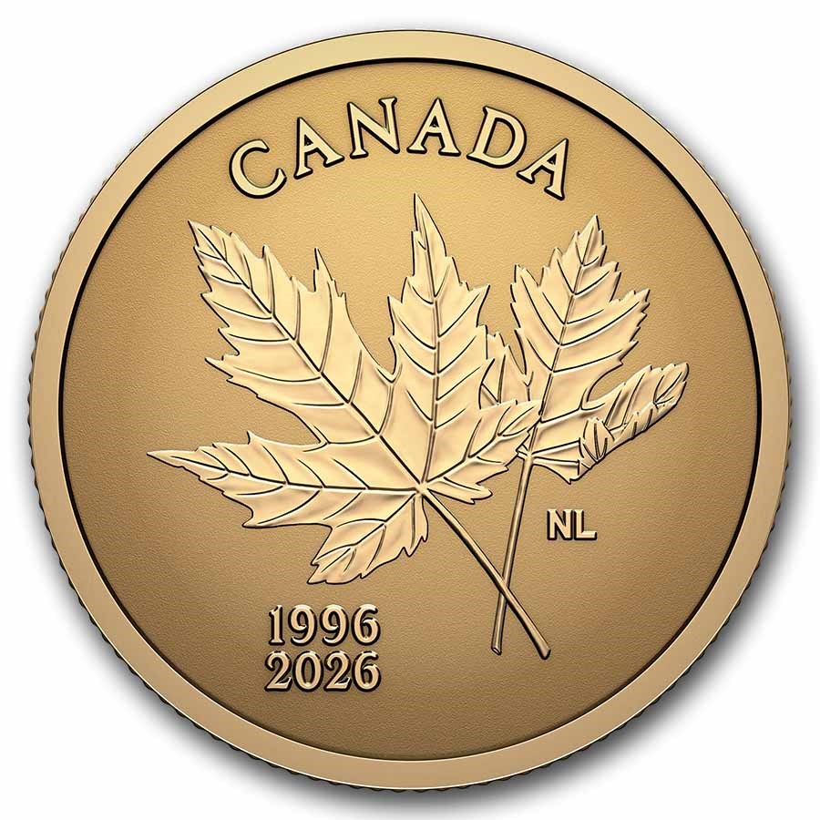 2026 Canada Gold $1 30th Anniversary of Canada's Arboreal Emblem