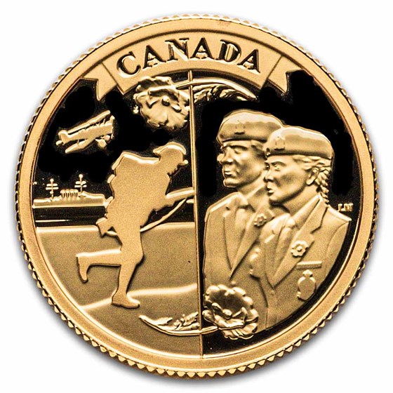 2026 Canada Gold $100 100th Anniv. of The Royal Canadian Legion