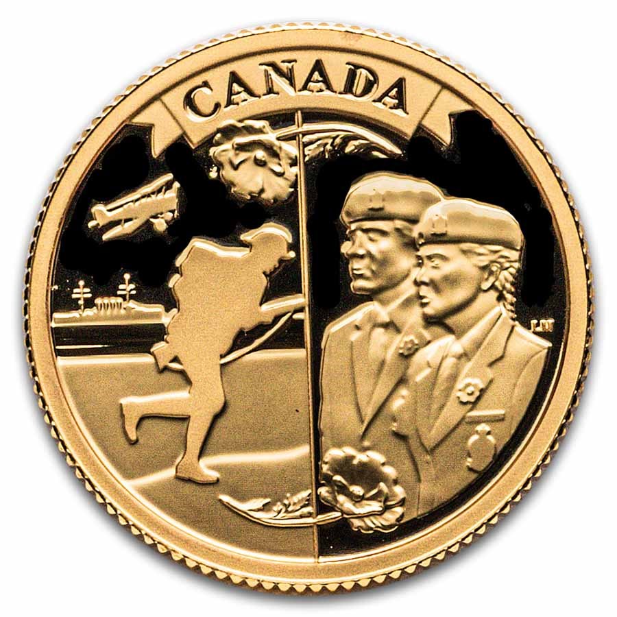 2026 Canada Gold $100 100th Anniv. of The Royal Canadian Legion
