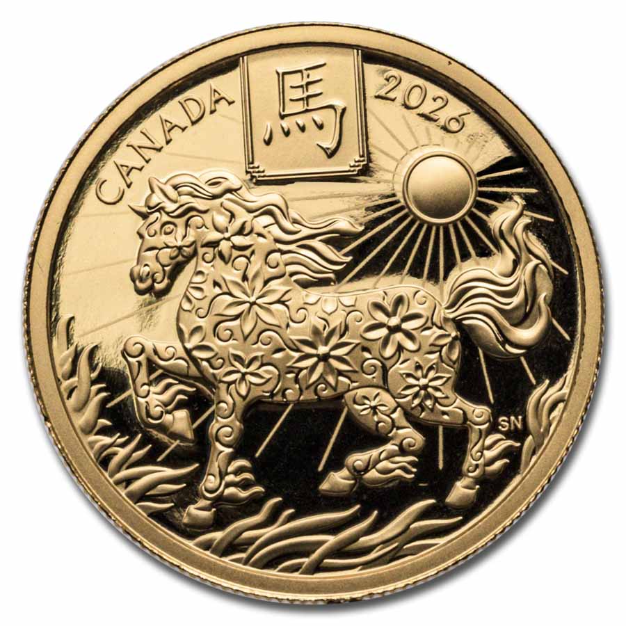 Buy 2026 Canadian Gold Year of the Horse Proof | APMEX