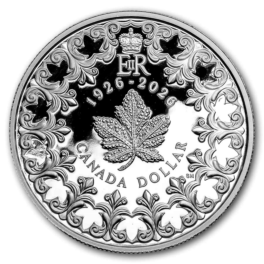 2026 Canada Silver Dollar 100th Anniv. of the Birth of QEII