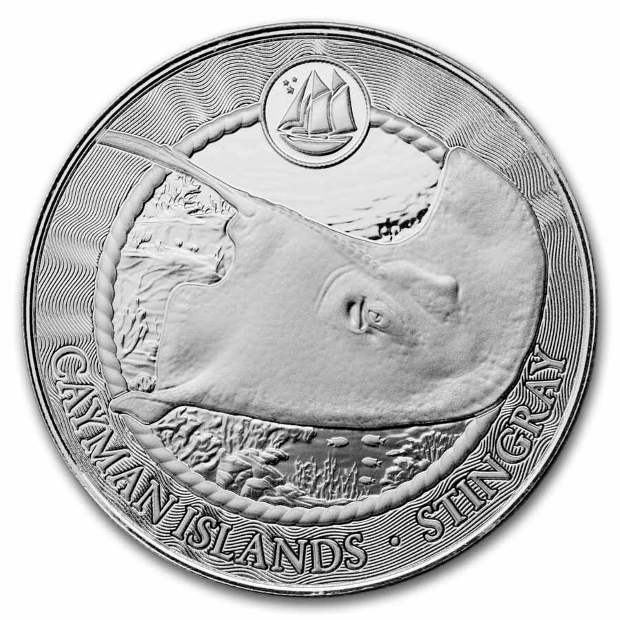 2026 Cayman Islands 1 oz Silver Stingray BU