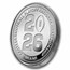 2026 CFP National Champions 1 oz Silver Coin: Indiana Hoosiers