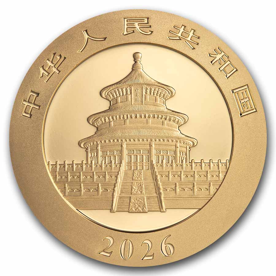 Buy 2026 Chinese 30 gram Gold Panda MS-70 PCGS (FDI, Yin-Yang) | APMEX