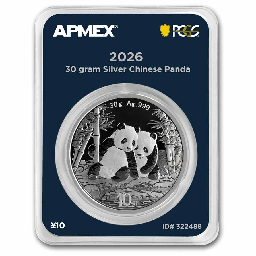 シルバー　SILVER　純銀メダル　30g Buy 2026 China 30 gram Silver Panda (FirstStrike) | APMEX