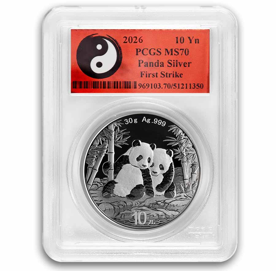 Buy 2026 China 30 gram Silver Panda MS-70 PCGS (FS) | APMEX