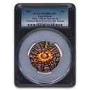 2026 Cook Isl 3 oz Ag Black Proof Paris Ville de Nuit PR-70 PCGS