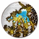 2026 Cook Islands 1 kilo Silver Proof Topography: Yellowstone