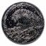 2026 Cook Islands 1 oz Silver Obsidian Black Wave (w/ Box & COA)