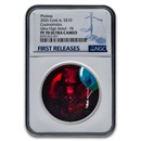 2026 Cook Islands 2 oz Silver Phobias: Coulrophobia PF-70 NGC FR