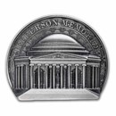 2026 Cook Islands 5 oz Silver Antique Jefferson Memorial