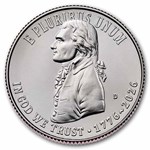 2026-D Declaration of Independence Quarter 100-Coin Bag BU