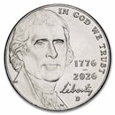 2026-D Jefferson Semiquincentennial Nickel BU