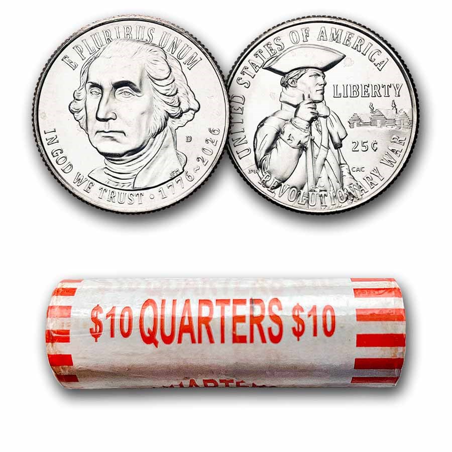 2026-D Revolutionary War Semiquincentennial 40-Coin Roll BU