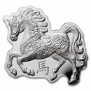2026 Fiji 1/2 oz Silver Year Of The Horse Shaped Coin UHR DCAM