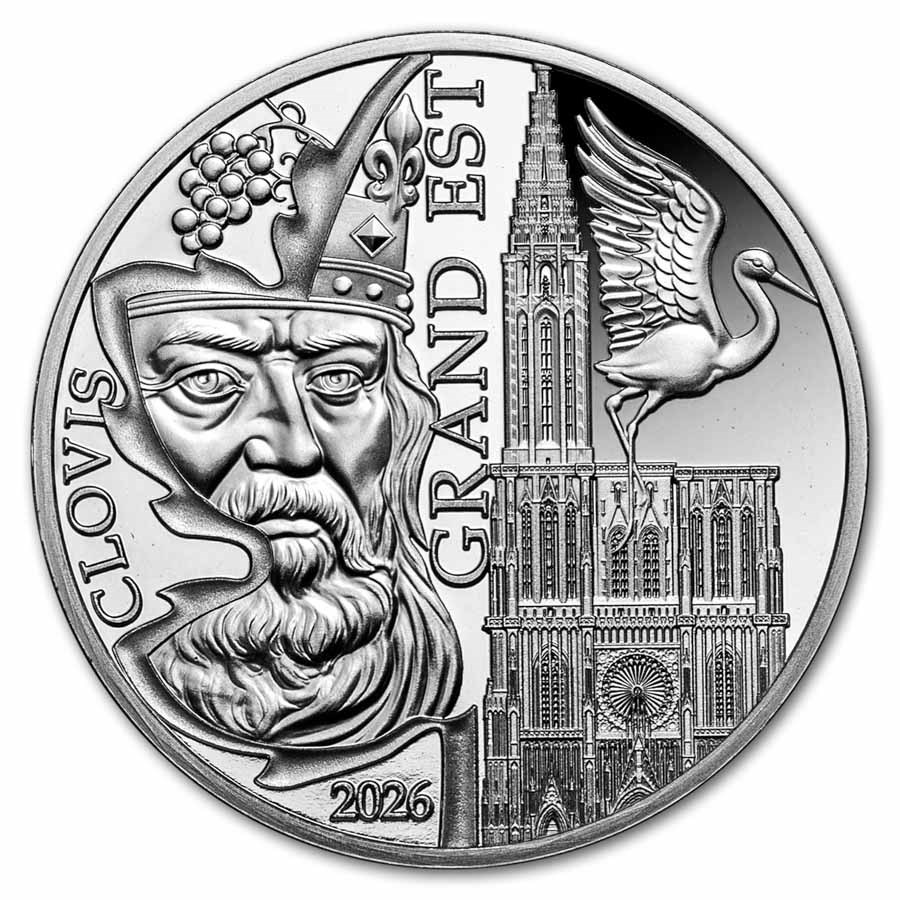 2026 France €5 Silver Proof French Regions: Grand Est