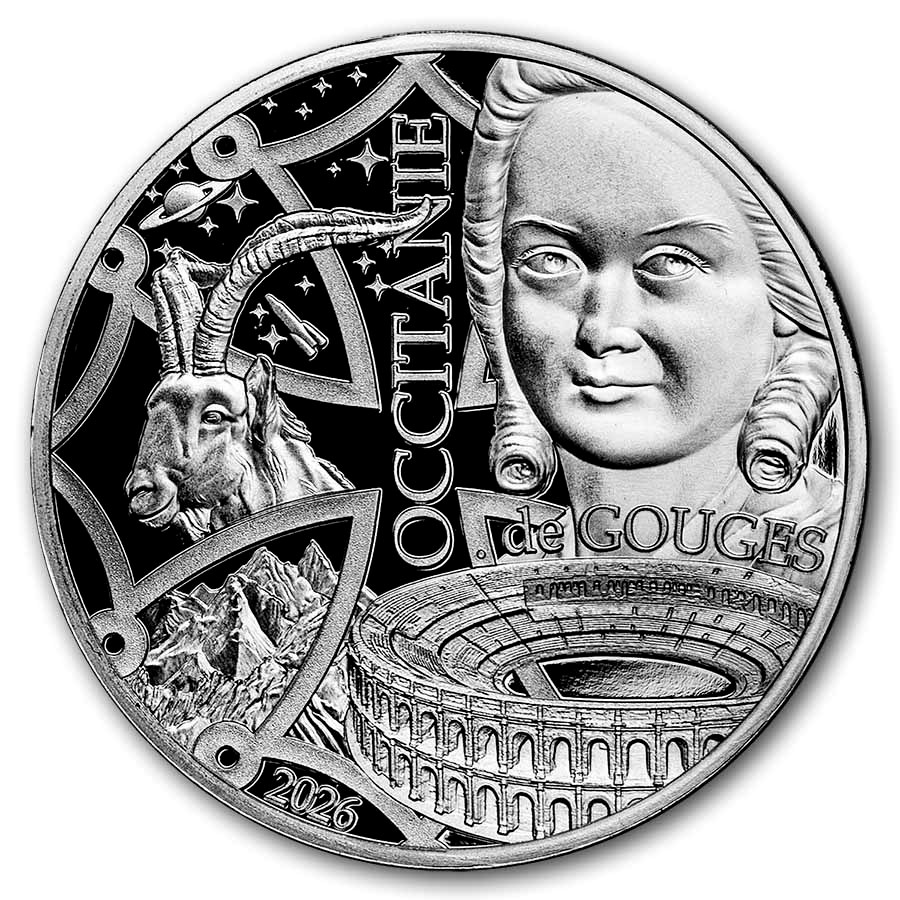 2026 France €5 Silver Proof French Regions: Occitanie