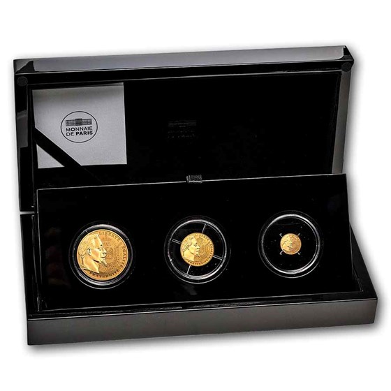 2026 France Emperor Napoleon II Gold 3-Coin Proof Set
