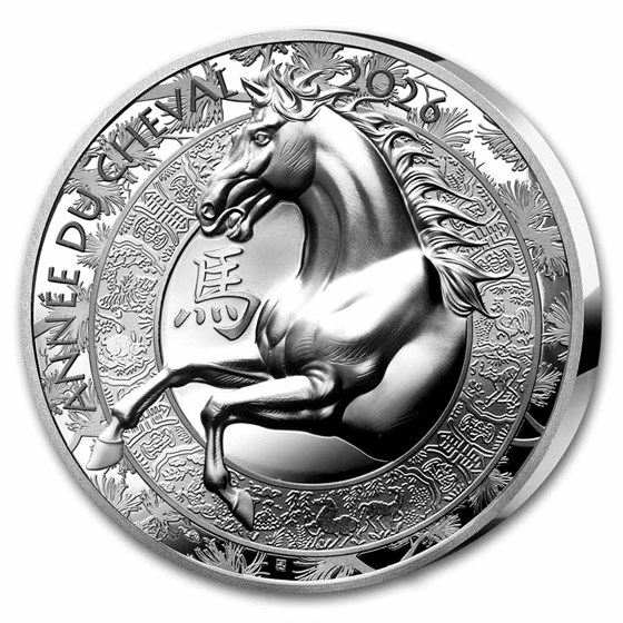 2026 France Silver €20 Year of the Horse HR Proof (Lunar)