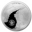 2026 Gabon 1/2 oz Silver Impressions of Earth Alpine: Matterhorn